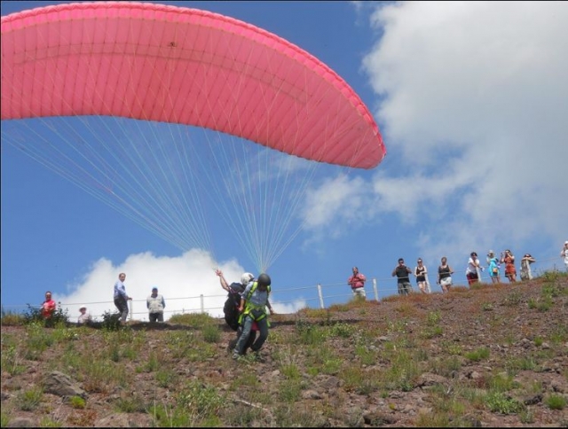 Vuelos de parapente de deslizamiento Campania 